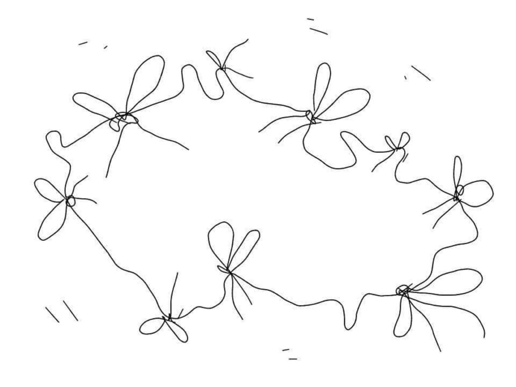 Tomáš Vaněk, Particip č. 191, 2016-2023, digitální kresba.